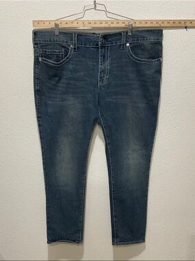 True Religion Big & Tall Men's Relaxed Skinny Dark Blue Jeans